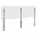 vidaXL Fejtámla fejtámlával Beton Szürke 180 cm Faanyag