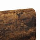 vidaXL Fejtámla fejtámlával Füstölt tölgy 180 cm Faanyag