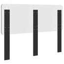vidaXL Fejtámla fejtámlával Fekete tölgy 160 cm Faanyag