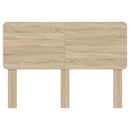 vidaXL Fejtámla fejtámlával Sonoma tölgy 160 cm Faanyag
