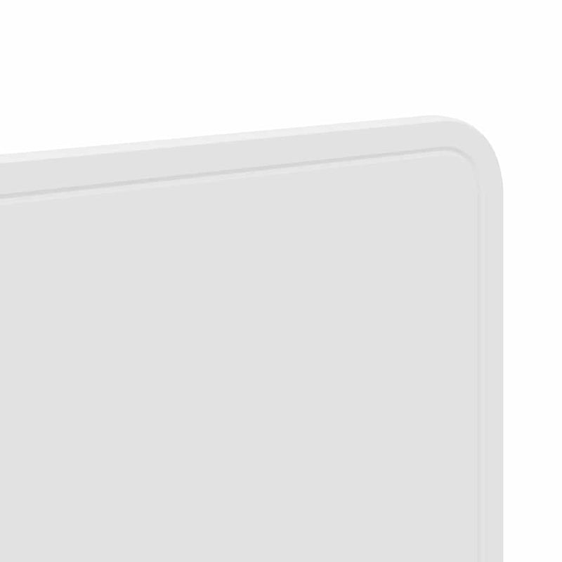 vidaXL Fejtámla fejtámlával Fényes Fehér 150 cm Faanyag