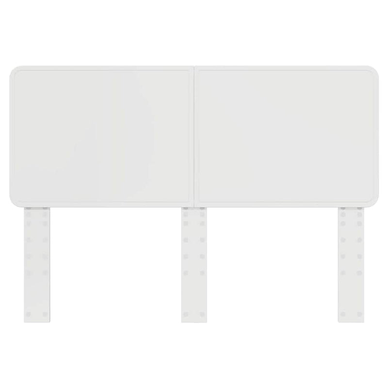 vidaXL Fejtámla fejtámlával Fényes Fehér 150 cm Faanyag