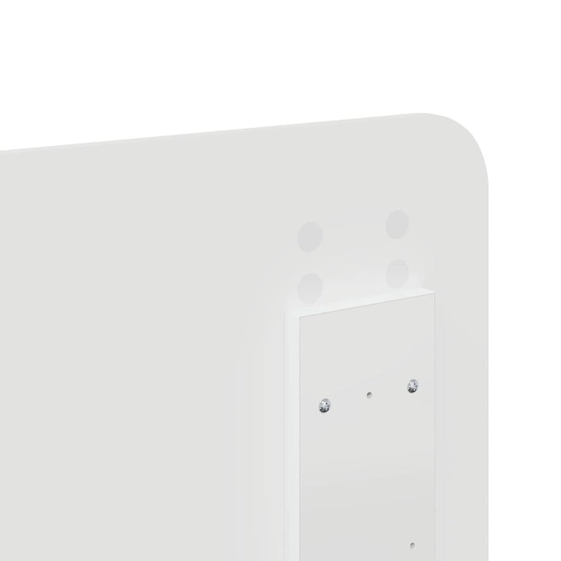 vidaXL Fejtámla fejtámlával Fehér 140 cm Faanyag