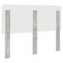 vidaXL Fejtámla fejtámlával Beton Szürke 140 cm Faanyag