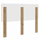 vidaXL Fejtámla fejtámlával Artisan tölgy 140 cm Faanyag