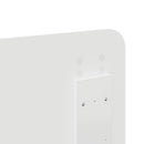 vidaXL Fejtámla fejtámlával Fehér 135 cm Faanyag