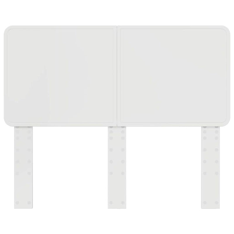 vidaXL Fejtámla fejtámlával Fehér 135 cm Faanyag