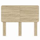 vidaXL Fejtámla fejtámlával Sonoma tölgy 135 cm Faanyag