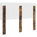 vidaXL Fejtámla fejtámlával Füstölt tölgy 135 cm Faanyag