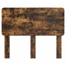 vidaXL Fejtámla fejtámlával Füstölt tölgy 135 cm Faanyag