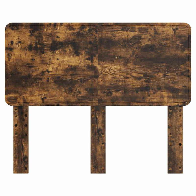 vidaXL Fejtámla fejtámlával Füstölt tölgy 135 cm Faanyag