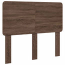 vidaXL Fejtámla fejtámlával Barna Tölgy 135 cm Faanyag