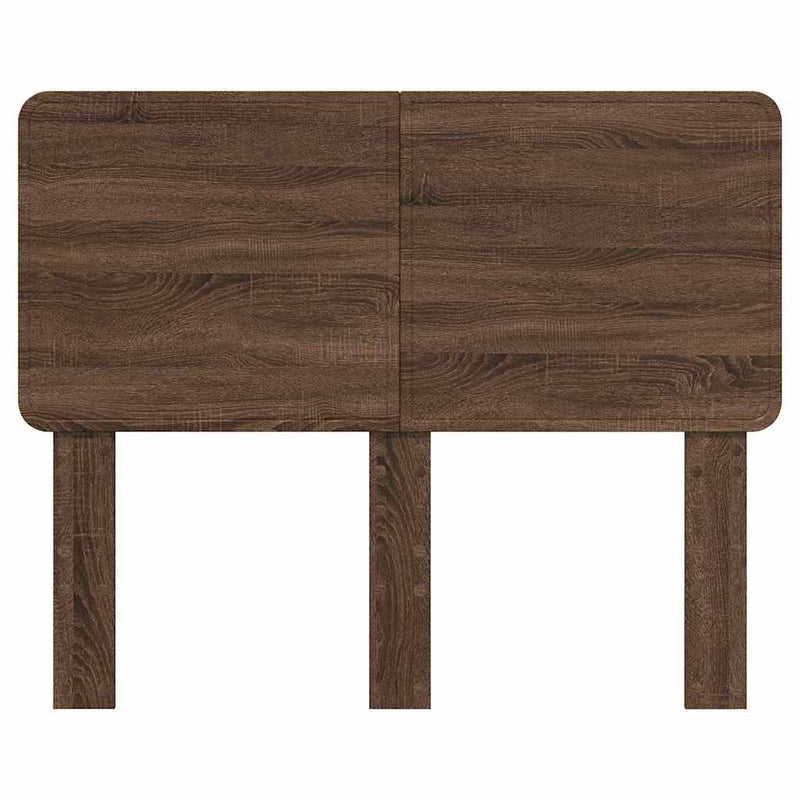 vidaXL Fejtámla fejtámlával Barna Tölgy 135 cm Faanyag