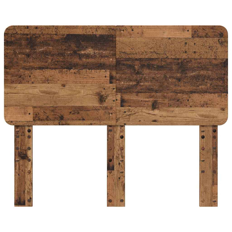 vidaXL Fejtámla fejtámlával Öreg fa 135 cm Faanyag