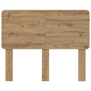 vidaXL Fejtámla fejtámlával Artisan tölgy 135 cm Faanyag