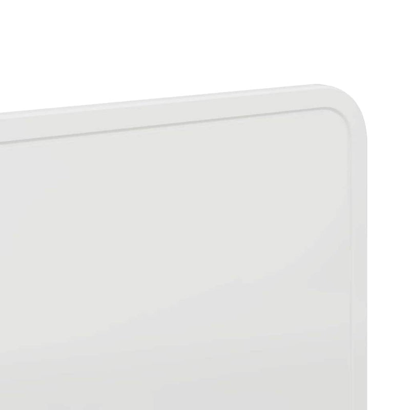 vidaXL Fejtámla fejtámlával Fehér 120 cm Faanyag