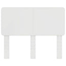 vidaXL Fejtámla fejtámlával Fehér 120 cm Faanyag