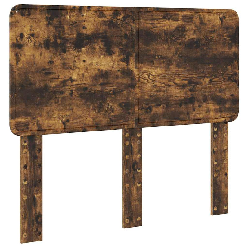 vidaXL Fejtámla fejtámlával Füstölt tölgy 120 cm Faanyag