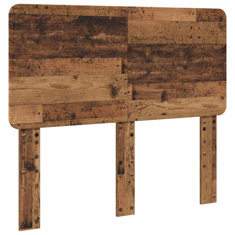 vidaXL Fejtámla fejtámlával Öreg fa 120 cm Faanyag