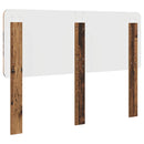 vidaXL Fejtámla fejtámlával Öreg fa 120 cm Faanyag