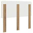 vidaXL Fejtámla fejtámlával Artisan tölgy 120 cm Faanyag