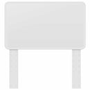 vidaXL Fejtámla fejtámlával Fehér 100 cm Faanyag