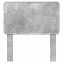 vidaXL Fejtámla fejtámlával Beton Szürke 100 cm Faanyag