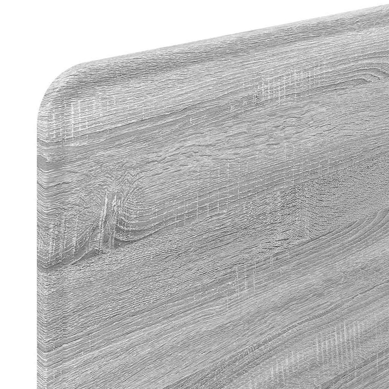 vidaXL Fejtámla fejtámlával Szürke Sonoma 100 cm Faanyag