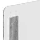 vidaXL Fejtámla fejtámlával Szürke Sonoma 100 cm Faanyag