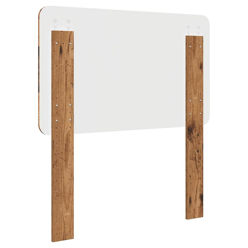 vidaXL Fejtámla fejtámlával Öreg fa 100 cm Faanyag