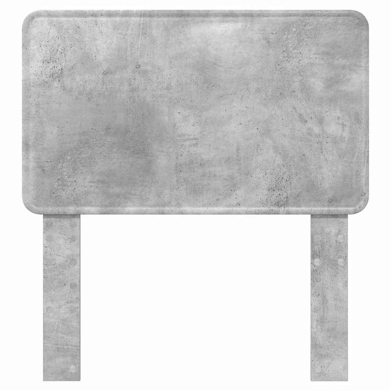 vidaXL Fejtámla fejtámlával Beton Szürke 90 cm Faanyag