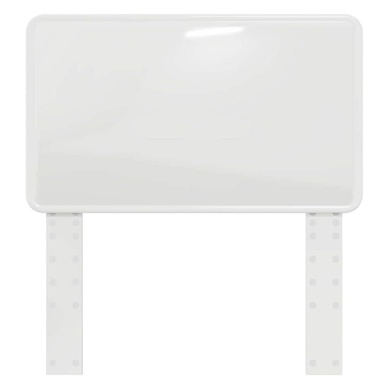 vidaXL Fejtámla fejtámlával Fényes Fehér 90 cm Faanyag