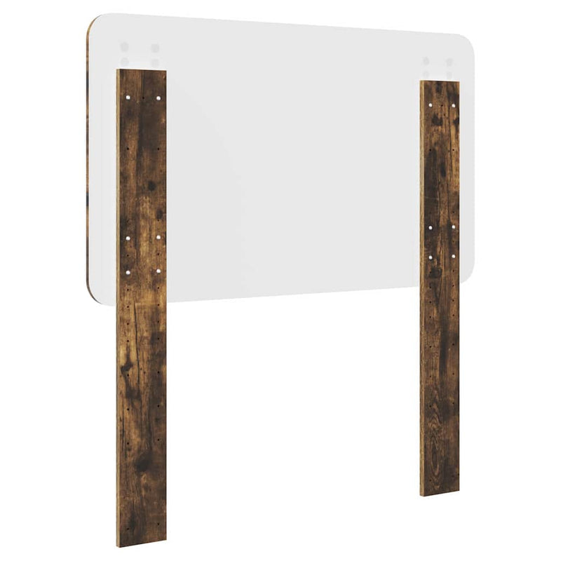 vidaXL Fejtámla fejtámlával Füstölt tölgy 90 cm Faanyag