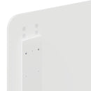 vidaXL Fejtámla fejtámlával Fényes Fehér 80 cm Faanyag