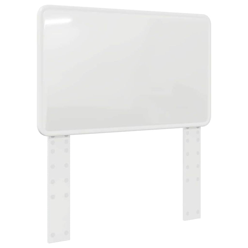 vidaXL Fejtámla fejtámlával Fényes Fehér 80 cm Faanyag