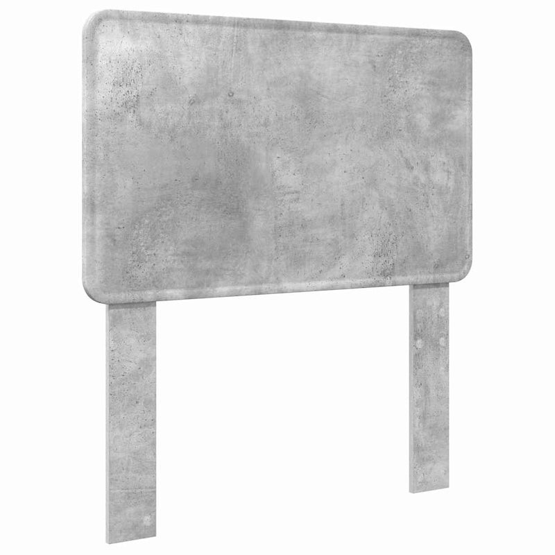 vidaXL Fejtámla fejtámlával Beton Szürke 75 cm Faanyag