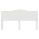 vidaXL Fejtámla fejtámlával Fehér 200 cm Faanyag