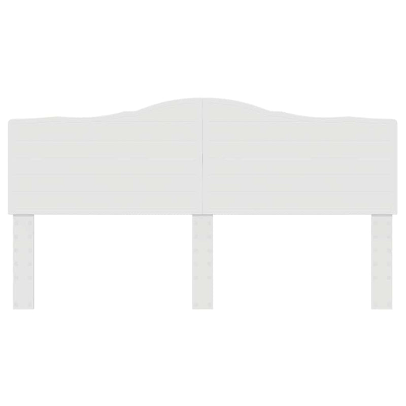 vidaXL Fejtámla fejtámlával Fehér 200 cm Faanyag