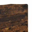 vidaXL Fejtámla fejtámlával Füstölt tölgy 200 cm Faanyag