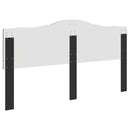 vidaXL Fejtámla fejtámlával Fekete tölgy 180 cm Faanyag