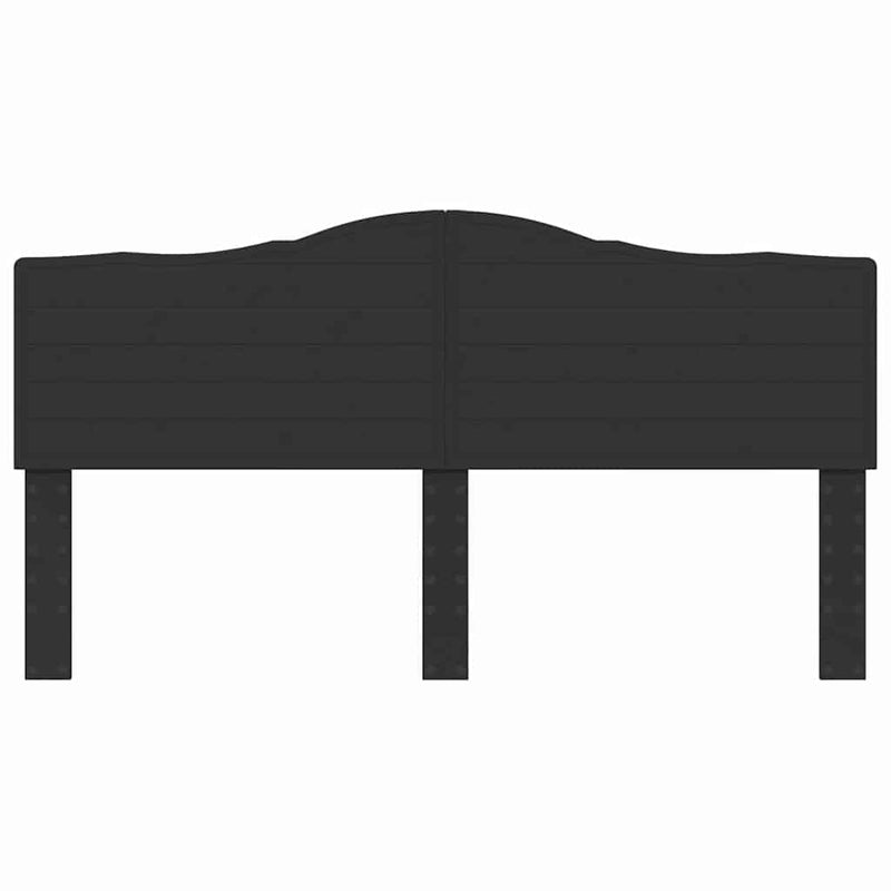 vidaXL Fejtámla fejtámlával Fekete tölgy 180 cm Faanyag