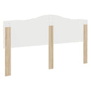 vidaXL Fejtámla fejtámlával Sonoma tölgy 180 cm Faanyag