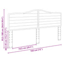 vidaXL Fejtámla Sonoma tölgy Faanyag