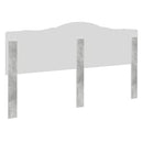 vidaXL Fejtámla fejtámlával Beton Szürke 180 cm Faanyag