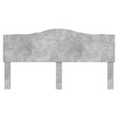 vidaXL Fejtámla fejtámlával Beton Szürke 180 cm Faanyag