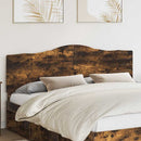 vidaXL Fejtámla fejtámlával Füstölt tölgy 180 cm Faanyag