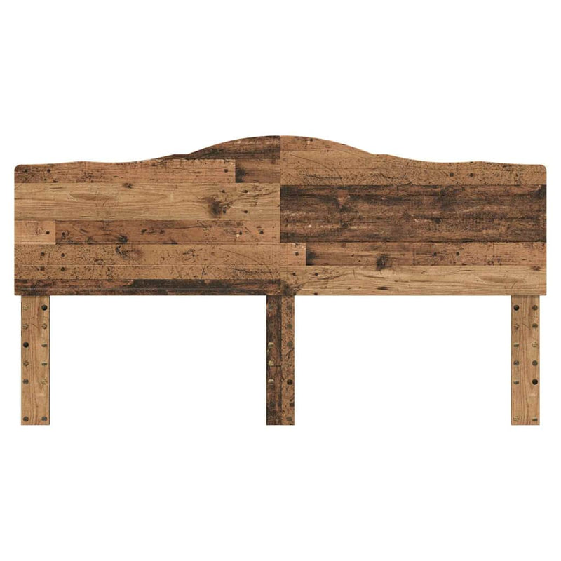 vidaXL Fejtámla fejtámlával Öreg fa 180 cm Faanyag
