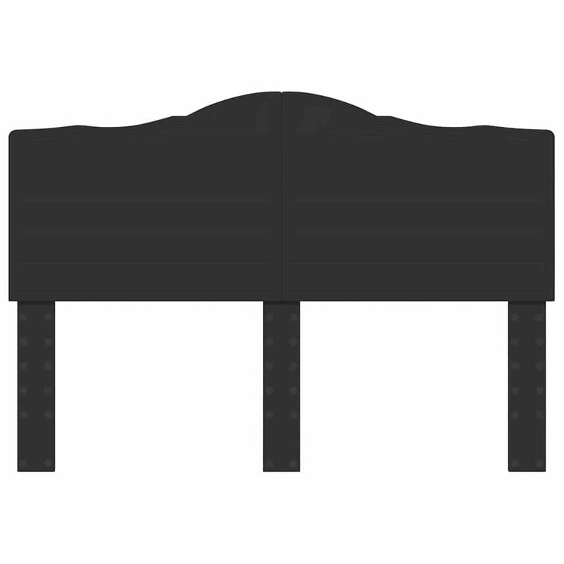 vidaXL Fejtámla fejtámlával Fekete tölgy 160 cm Faanyag