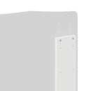 vidaXL Fejtámla fejtámlával Fehér 150 cm Faanyag