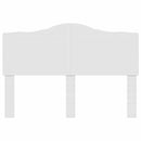 vidaXL Fejtámla fejtámlával Fehér 150 cm Faanyag